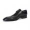 Duca Di Matiste "Garda" Black Genuine Italian Calf Leather Monk Strap Dress Shoes.